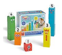 Learning Resources Numberblocks - Bloques de Madera del Uno al Cinco para Niños 3+ - 15 Piezas con Numberlings - Juego Educativo para Contar y Regalo Navidad