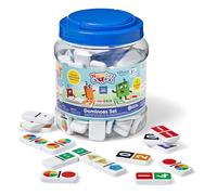 Learning Resources Numberblocks Dominós Reutilizables, 112 Dominós con Caja de Almacenamiento, Juego Educativo para Aprender los Números y Las Formas, Regalo para Niños y Niñas de 3, 4, 5+ Años