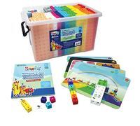 Learning Resources Numberblocks Set de Aula MathLink, 1937 Piezas, 3+ Años | Usa los cubos en clase para representar números y entender el valor posicional con actividades prácticas para todo el grupo