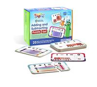 Learning Resources Set de puzles para sumar y restar de los Numberblocks, puzle de los Numberblocks, puzle de matemáticas, Caja con 20 puzles didácticos, puzles de 2 Piezas, niños de 3+ años