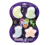 Learning Resources Pack de 4 unidades de espuma para juegos Playfoam fosforescente