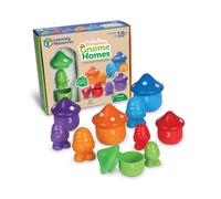 Learning Resources Peekaboo Casas de gnomos, 18M+, Juguetes educativos, Actividades de Aprendizaje Preescolar, Juguetes de Aprendizaje, 2-4, Juguetes Montessori, Juguetes sostenibles