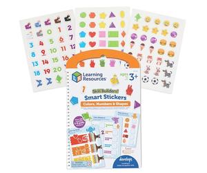 Learning Resources Pegatinas Educativas, Libro de Actividades con 100+ Pegatinas Reutilizables y 25 Páginas, Desarrolla el Reconocimiento de Colores y Formas, Regalo Niño y Niña 3 4 5 Años