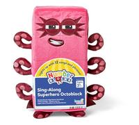 Learning Resources Peluche Numberblock Octoblock Compañero de Juego, Colección de Peluche Original de la Serie TV, Canta 12 Canciones de la Serie TV, Regalo para Niños y Niñas de 3, 4, 5+ años
