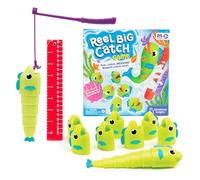 Learning Resources- Reel Big Catch Game Pescado Pesca el pez más Grande tempranas Preescolar aprendan a medir, Juego de matemáticas, 2 a 3 Jugadores, niñas de 3+ años, Multicolor, Medium (EI-1708)
