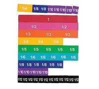 Learning Resources - Piezas fraccionarias magnéticas de Espuma Blanda Rainbow Fraction, aprender fracciones, niños matemáticas, escuela primaria, útiles escolares para primaria
