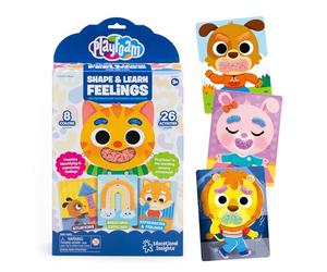 Learning Resources Playfoam Da Forma y aprende sobre Sentimientos, 3+, 26 Actividades, Juguete de emociones para niños, Juego sensorial, Juguete de Aprendizaje Social y Emocional