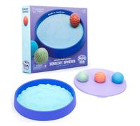 Learning Resources Resources-2237 Playfoam Sand Calmantes 2237, A Partir de 5 Años, Juego Sensorial, Relajación y Mindfulness, con Bandeja y Esferas, Multicolor