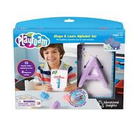 Learning Resources Set para modelar y aprender el alfabeto con Playfoam , material sensorial, Montessori, aprende a escribir, psicomotricidad fina infantil, construcción de letras, 3 años