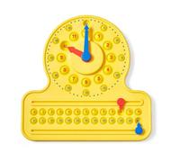 Learning Resources Popper Sensorial de Burbujas del Reloj con Línea Numérica para Aprender a Leer la Hora, Reloj Codificado por Colores, Juguete Interactivo y Divertido, Regalo Niño y Niña 5 6 7 Años