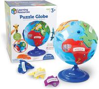 Learning Resources PUZZLE GLOBE Globo Didáctico Educativo Interactivo