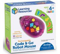 Learning Resources Recargable Código & Go Robot Ratón Interactivo Código Juguete
