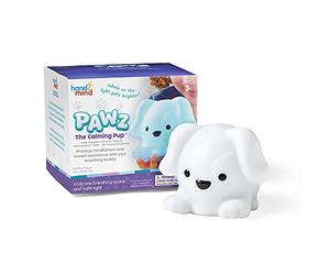 Learning Resources Recursos de aprendizaje PAWZ Calma al cachorro, Respiración profunda, Aprendizaje socioemocional de atención plena, Alivio de la ansiedad, Lámpara de noche para niños, Multicolor