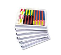 Learning Resources Regletas de Cuisenaire - Set Multipack con 444 Piezas de Plástico - Recurso Manipulativo para Matemáticas - A Partir de 4 Años - Regalo Educativo