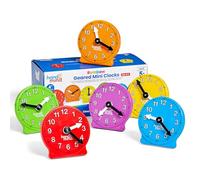 Learning Resources Relojes didácticos con Engranajes, Set de 6