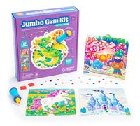Learning Resources Resources-1540, Gemas Jumbo, Juguetes 5 años, Kit de Pintura de Diamantes Reutilizable para niños, 510 Piezas, Multicolor (1540)