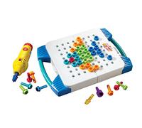 Learning Resources Resources-EI-4117 Muster Kit de Herramientas portátil Design & Drill, Color, Kid-Sized Bolts (EI-4117)