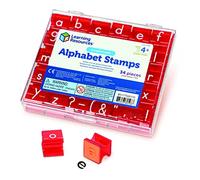 Learning Resources Sellos de las letras del alfabeto en minúsculas | Sellos de letras para niños, sello para niños, suministros para el aula, aprendizaje ABC, sello para niños pequeños