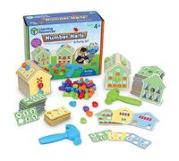 Learning Resources Set de Actividades con Clavos numerados, 4+ años, Juegos de matemáticas para niños, Juegos para el Aula de Preescolar, Juegos para niños de Edades tempranas, 102 componentes