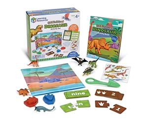 Learning Resources Set de Actividades con Dinosaurios de Skill Builders, 22 Piezas, 4+ años, Actividades didácticas de Preescolar, Ciencias de Preescolar, Libro de Actividades de Preescolar