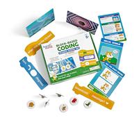 Learning Resources Set de Actividades de codificación con Bloques para Scratch, a Partir de 8 años, Aprendizaje sin Pantallas con Tarjetas y guía