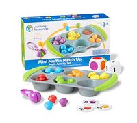 Learning Resources- Set de Actividades de matemáticas Mini Muffin Match Up, Color (LER5556)