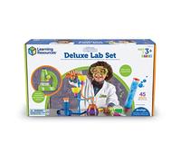 Learning Resources Set de Ciencias de Primaria Deluxe de Primary Science, 20 experimentos científicos para niños, Instrumentos de Laboratorio realistas para niños, Juguetes de para Preescolar, 3+