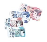Learning Resources Set DE Dinero del Reino Unido (50 Billetes)