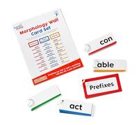 Learning Resources Set de tarjetas de pared de morfología, 7+, habilidades de lectura y alfabetización, fonética, recursos de visualización para profesores, recursos de alfabetización