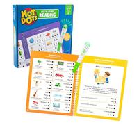 Learning Resources Set para Aprender a Leer de Hot Dots niños de Primer Curso, Libro de Actividades y bolígrafo Interactivo con corrección instantánea, más de 100 Actividades, 6+ años