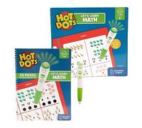 Learning Resources Set para Aprender matemáticas de Hot Dots niños de Primer Curso, Libro de Actividades y bolígrafo Interactivo con corrección instantánea, más de 100 Actividades, 6+ años
