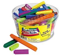 Learning Resources Set para Grupos pequeños de regletas de Cuisenaire encajables, Set de 155