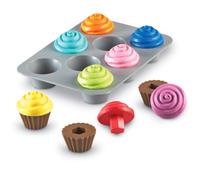 Learning Resources Smart Snacks Clasificacin de formas de cupcakes 17 piezas A partir de 18 meses Motor fino Reconocimiento de formas y colores