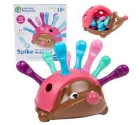 Learning Resources Spike el Erizo Sensorial Rosa, Juguete Educativo Montessori para motricidad Fina, con 12 púas de Colores, Edades 1.5-4 años, coordinación y clasificación