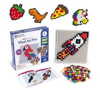 Learning Resources Stem Explorers Pixel Art Pro Juego Creativo con 750 Cubos para niños Desde 5 años
