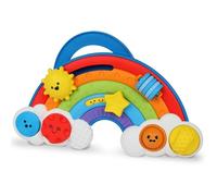 Learning Resources Tablero de Actividades Arcoíris, Juguete Sensorial y de Motricidad Fina, Desde 18 Meses