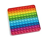 Learning Resources Tablero sensorial de Cien números con Burbujas antiestrés, presiona para Contar, Juguetes para desarrollar motricidad Fina, Herramientas Infantiles para Mejorar la concentración