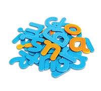 Learning Resources Letras táctiles - Juego de 26, juguete de terapia del habla, alfabeto para niños, aprendizaje en el aula y en casa, letras de autocomprobación, aprendizaje desordenado