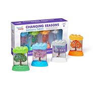 Learning Resources Tubos sensoriales de los Cambios de estación, Tubos sensoriales calmantes, 3+ años, el Tiempo atmosférico para niños, recursos para calmar la ansiedad, Juguetes tranquilizantes,