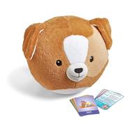 Learning Resources Yoga Ball Buddy con BubblePlush Perro, Pelota de Yoga para Niños Desde 3 Años, Juego de Yoga para Equilibrio y Movimiento, con 12 Tarjetas de Yoga y Bomba Incluida