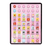 Learning Tablet - Early Development Educational Toy for Kids, Interactive Electronic System with Sound and Alphabet Games, Toddler Tablet for Multicolor , and Travel Use 8 Inches