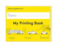 Learning Without Tears - My Printing Book Student Workbook, edición actual - Serie de escritura a mano sin lágrimas - Libro de escritura de primer grado - Letras, lecciones de artes del lenguaje -