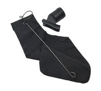 LearnLyrics Bolsa de polvo para sierra, bolsa ligera de gran capacidad, bolsa de polvo con cable, bolsa colectora de residuos, accesorios de sierra ingletadora para lijadora de banda, cortador