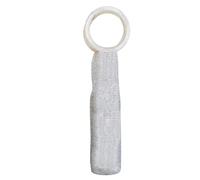LearnLyrics Bolsa de vino con diamantes de imitación, bolsa de vino de red elástica, bolsa de aislamiento para botella de agua, bolsa de vino reutilizable de 750 ml, bolsa protectora multiusos tejida