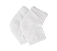 LearnLyrics Calcetines de talón hidratantes para mujeres, calcetines de tacón de gel | Gel humectante calcetines de tacón sin tacón | Cuidado áspero de la piel, reparación de humedad durante la noche