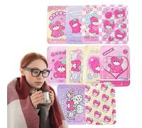 LearnLyrics Calentadores de Manos, Parche Calentador de Calor - 10 Paquetes de Calor | Calcomanías Calentadoras Corporales, Dura 10 Horas Largas, Parches Térmicos para Espalda, Abdomen, Manos, Diseño