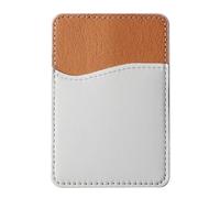 LearnLyrics - Cartera de teléfono para Pegar en el portátil, Tarjetero para la Parte Trasera del teléfono con Adhesivo sin marcar para Billetes, Permiso de Conducir, Plata, d, Se référer au