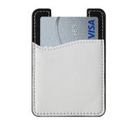 LearnLyrics - Cartera de teléfono para Pegar en el portátil, Tarjetero para la Parte Trasera del teléfono con Adhesivo sin marcar para Billetes, Permiso de Conducir, Plata, a, Se référer au