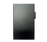 LearnLyrics Cartera Pop-up - Portatarjetas emergentes - Cartera Delgada para Tarjetas de crédito Profesionales de aleación de Aluminio - Portatarjetas de crédito Delgada, Bolsillo de Plata