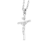 LearnLyrics Colgante de cruz religiosa - Collar De Cruz Para Mujer | Collar de cruz retro para citas, festivales, celebraciones, bodas, uso diario para mujeres y hombres